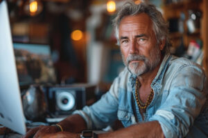 How to install Lightroom presets, image shows a photographer installing new presets on his Desktop PC