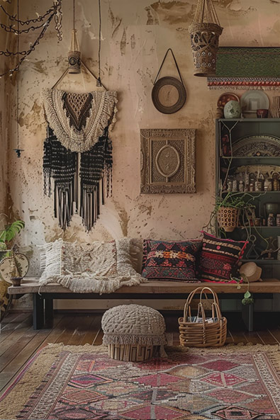 raw image of a cozy interior