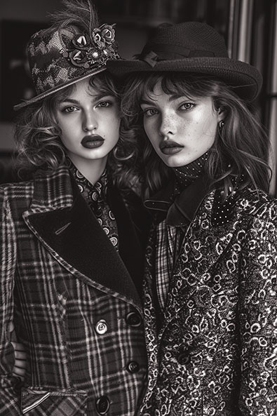 with preset fashion photoshoot