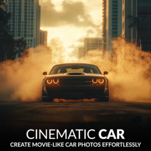 cover image cinematic car presets for Lightroom
