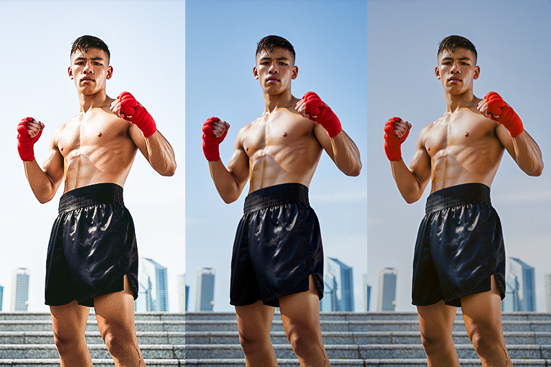 Comparison of Kodak Portra Lightroom presets