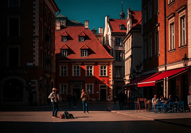 street editorial photo edited with kodachrome 64 lightroom preset cinematic tones